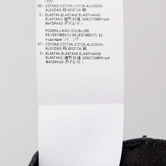 Versace Silver Painted Jeans - Picture 14 of 14